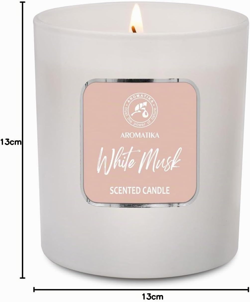 White Musk Scented Candle