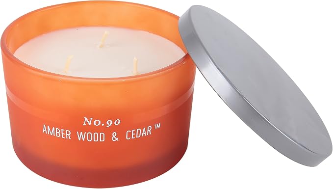 No. 90 Amber Wood & Cedar Candle