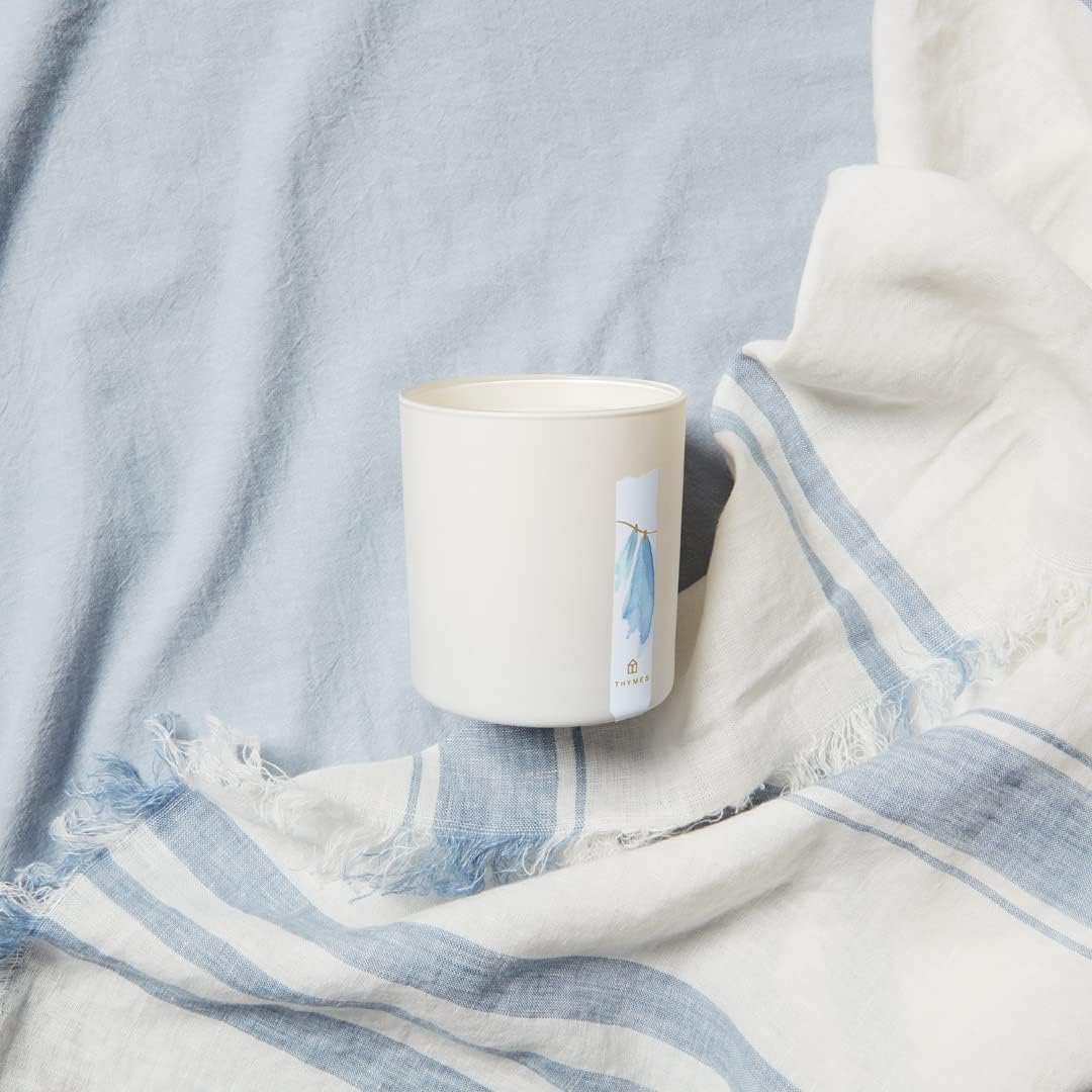 Thymes Washed Linen Candle