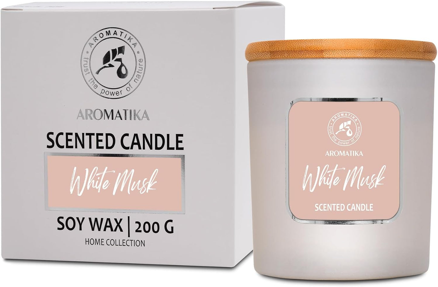 White Musk Scented Candle