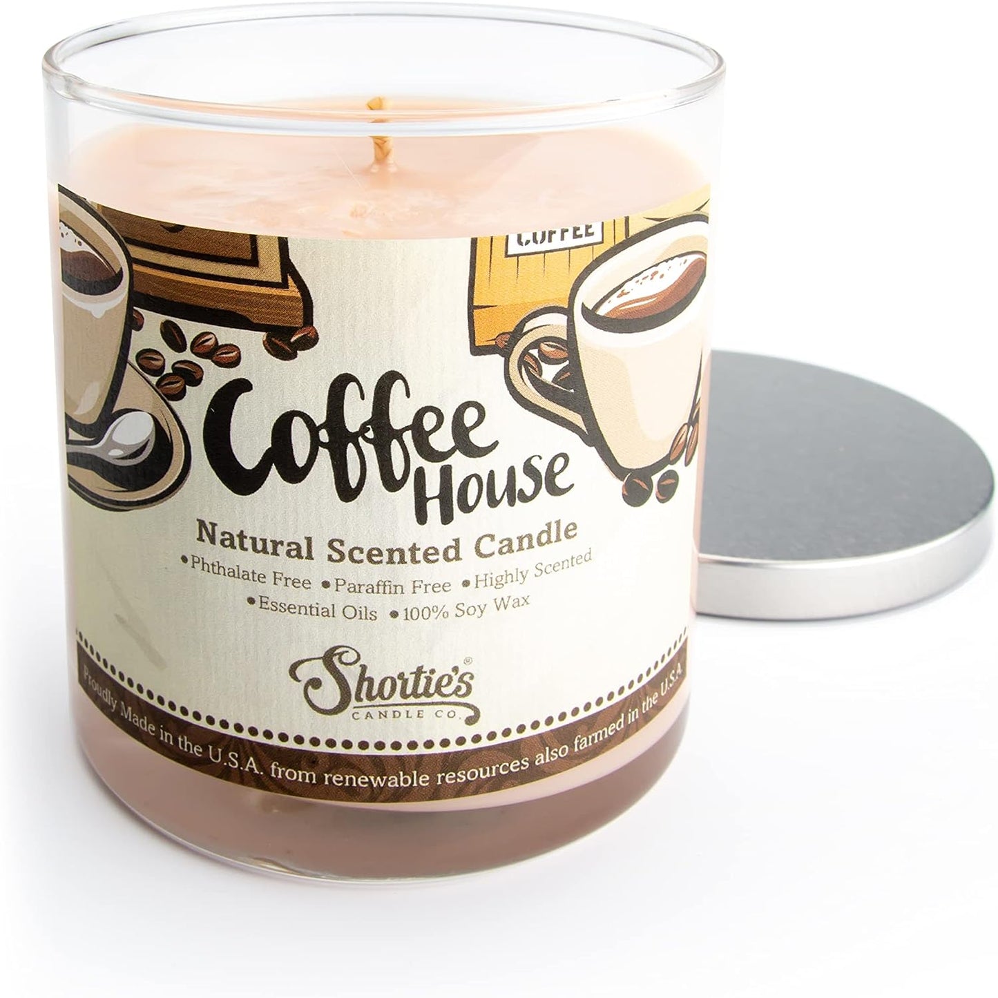 Coffee House Scented Soy Candle