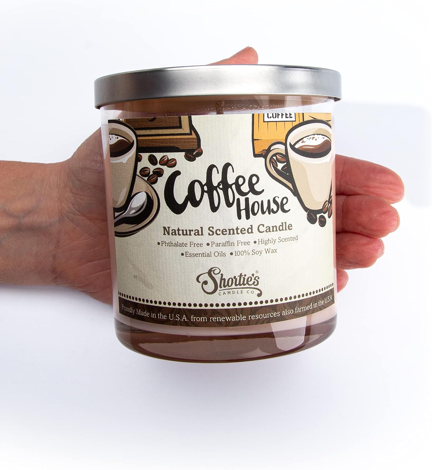 Coffee House Scented Soy Candle