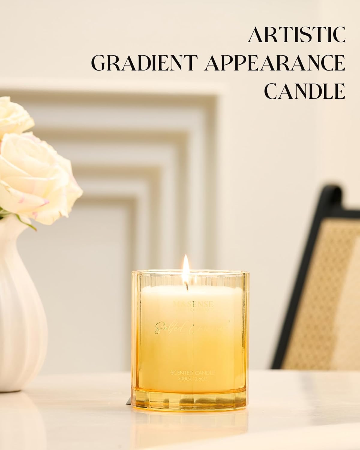 M&SENSE Salted Caramel Candle