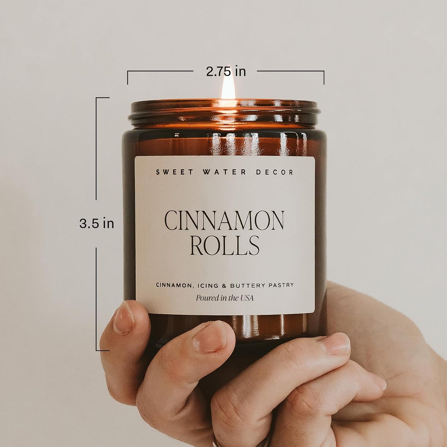 Sweet Water Decor Cinnamon Roll Candle