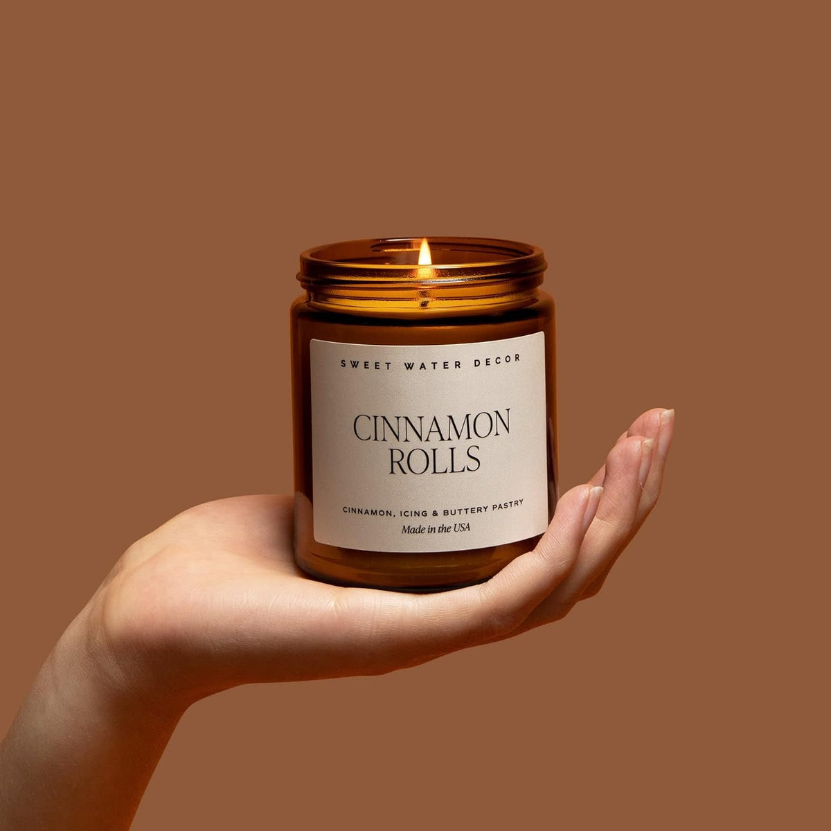 Sweet Water Decor Cinnamon Roll Candle