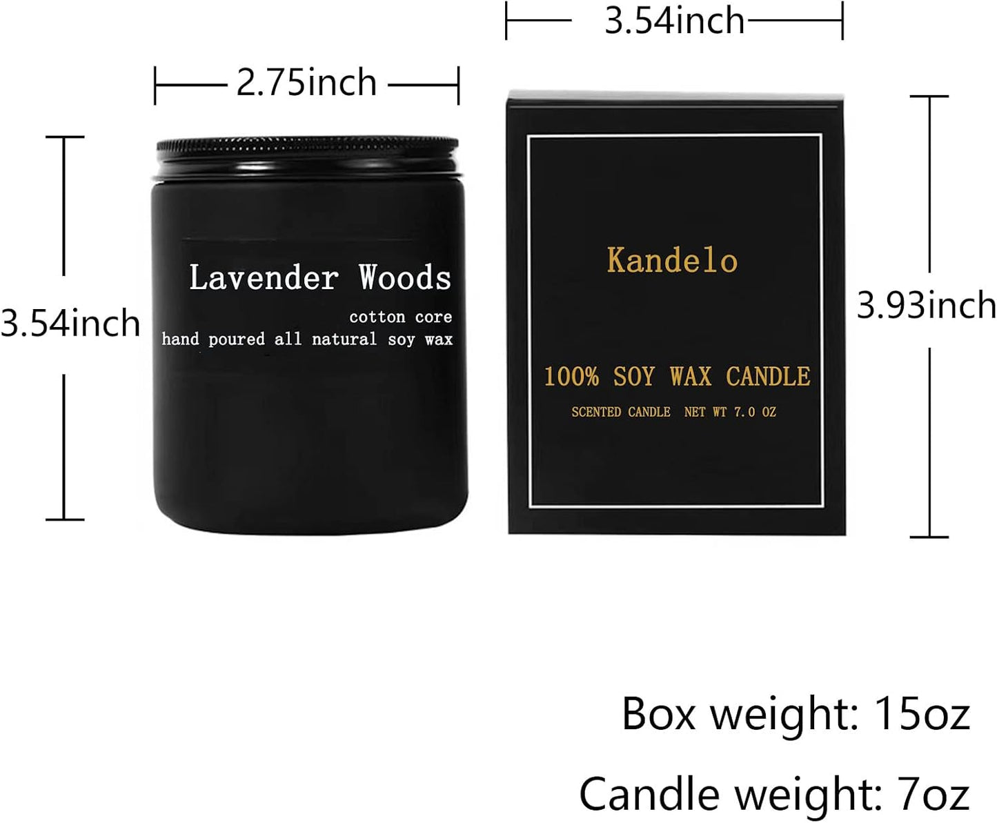 Kandelo Cedar Scented Candle