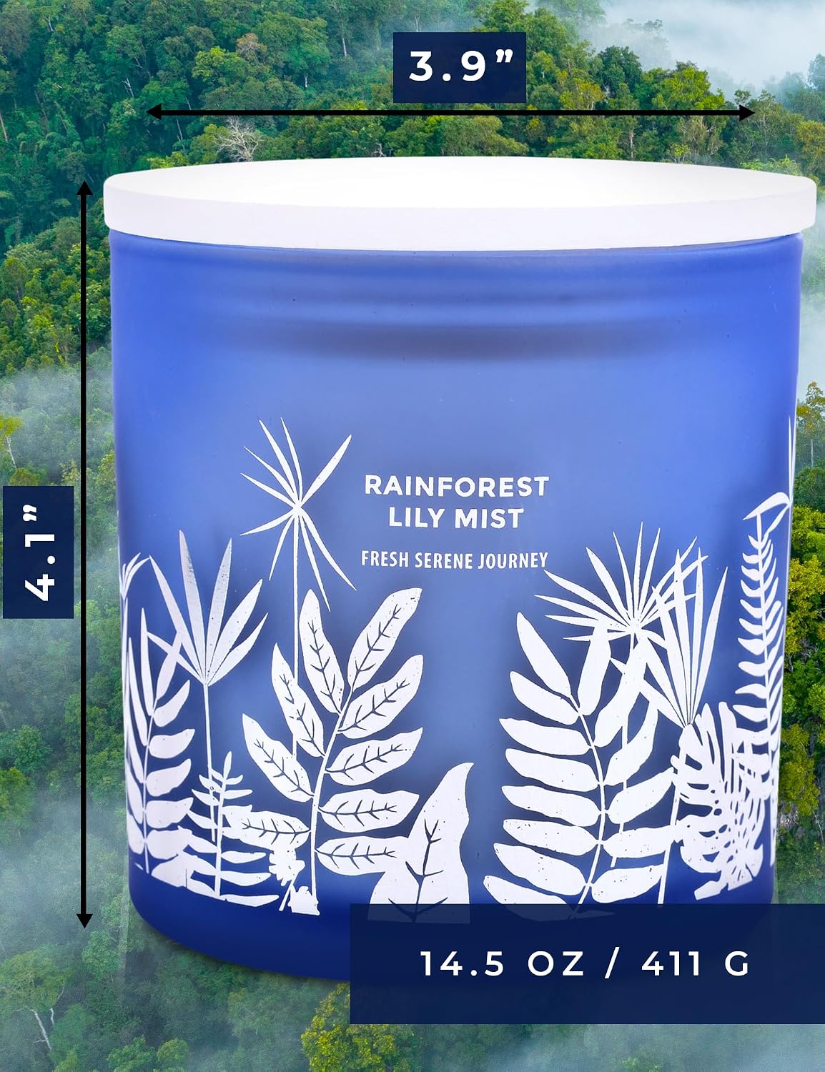 Rainforest Lily Mist Candle